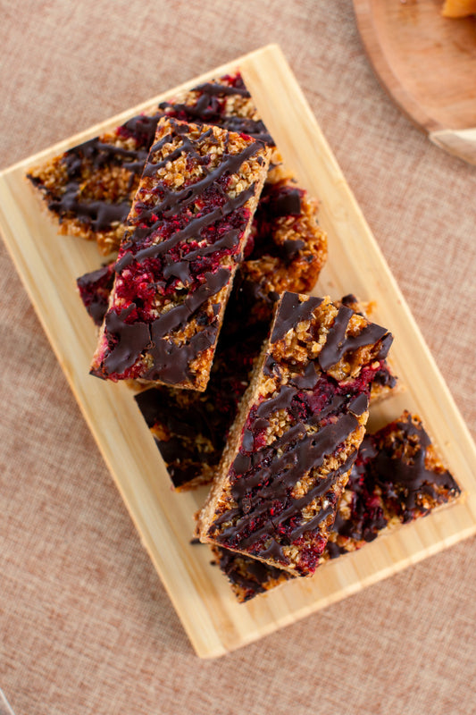 VEGAN Fallen Raspberry Flapjack (GF) (Whole)